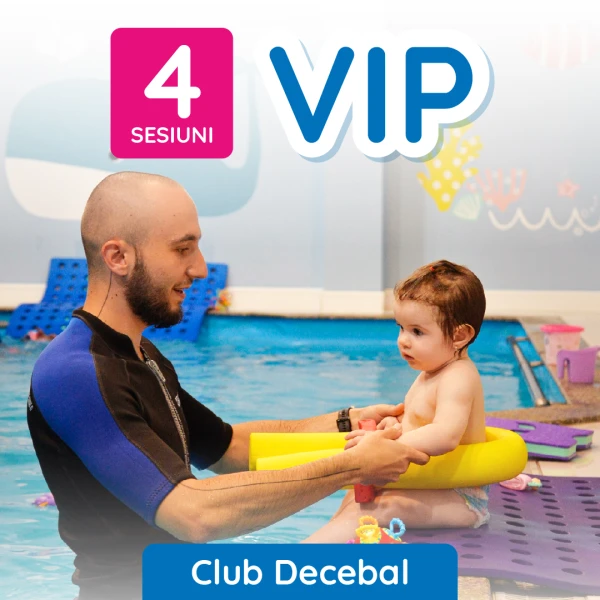 Abonament 4 sesiuni educație acvatică - VIP - Club Decebal