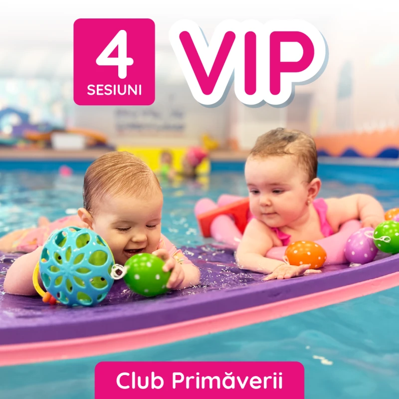 Abonament 4 sesiuni educație acvatică - VIP - Club Primăverii